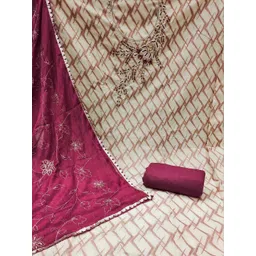 KALINI Multi Modal Cotton Banarasi Embroidery Dress Material With Dupatta-picture-18