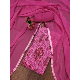 KALINI Paisley Embroidered Sequinned Unstitched Dress Material-picture-35