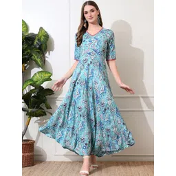 KALINI Print A-Line Midi Dress-picture-15