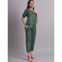 KALINI Printed Round Neck Top With Trousers Co-Ords image 3