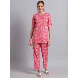 KALINI Printed Top With Trousers Co-Ords-picture-22