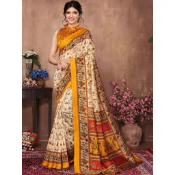 KALINI Printed Warli Mysore Silk Saree-picture-41