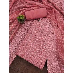 KALINI Sequin Embroidered Unstitched Dress Material-picture-12