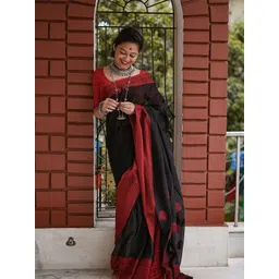 KALINI Silk Blend Banarasi Saree-picture-36