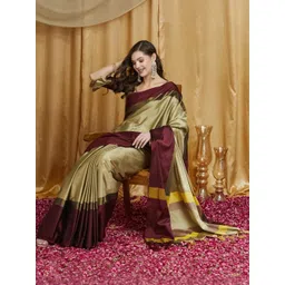 KALINI Silk Cotton Banarasi Saree-picture-32
