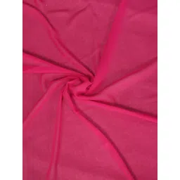 KALINI Solid Saree With Embroidery Work Blouse Piece image 2