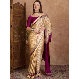 KALINI Striped Silk Blend Designer Saree-picture-20