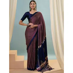 KALINI Striped Silk Blend Designer Saree-picture-40
