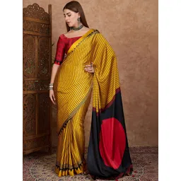 KALINI Striped Silk Blend Saree-picture-36