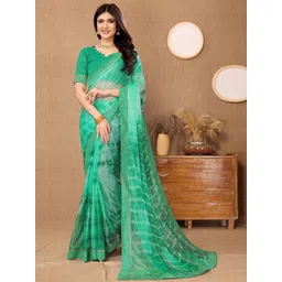 KALINI Tie and Dye Gotta Patti Leheriya Saree-picture-20