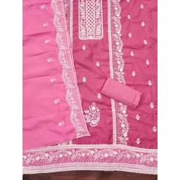 KALINI Women Cotton Blend Embroidered Dress Material-picture-21