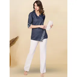 KALINI Women Cotton Printed Wrap Tops-picture-10