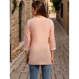 KALINI Women Ethnic Motifs Embroidered Kurta image 3