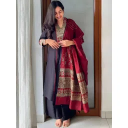 KALINI Women Ethnic Motifs Printed Panelled Kurta Set-picture-38