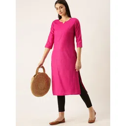 KALINI Women Flared Sleeves Thread Work Kurta-picture-22