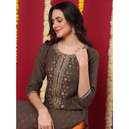 KALINI Women Floral Embroidered Kurta-picture-19
