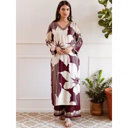 KALINI Women Floral Printed Kurta with Palazzos-picture-28