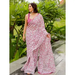 KALINI Women Floral Printed Saree-picture-16
