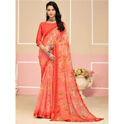 KALINI Women Floral Printed Zari Saree-picture-31