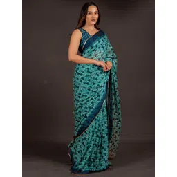 KALINI Women Geometric Printed Saree-image-1
