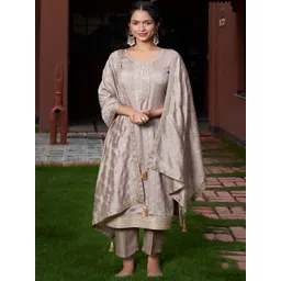 KALINI Women Grey Kurta Sets-picture-33