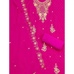 KALINI Women Poly Georgette Embroidered Dress Material-picture-26