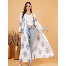 KALINI Women Printed Longline Shrug-picture-33