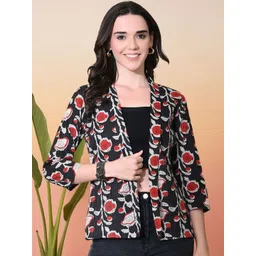 KALINI Women Printed Open Front Shrug-picture-21