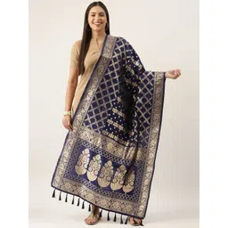 KALINI Woven Design Dupatta with Zari-picture-35