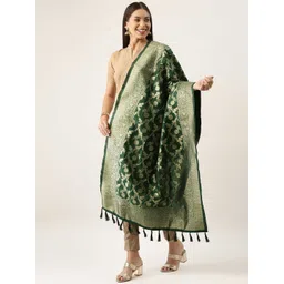 KALINI Woven Design Dupatta with Zari-picture-21