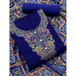 KALINI Woven Design Ethnic Motifs Unstitched Dress Material-picture-19