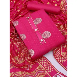 KALINI Woven Design Unstitched Dress Material-picture-16