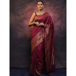 KALINI Woven Design Zari Banarasi Saree-picture-34
