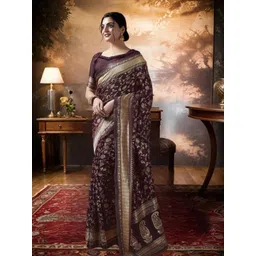 KALINI Woven Design Zari Banarasi Saree-picture-37