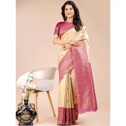 KALINI Woven Design Zari Banarasi Saree-picture-27