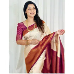KALINI Woven Design Zari Jacquard Banarasi Saree-picture-39