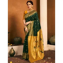 KALINI Woven Design Zari Paithani Saree-picture-16