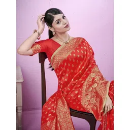 KALINI Woven Design Zari Paithani Saree-picture-27