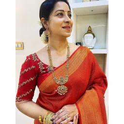 KALINI Woven Design Zari Pure Silk Banarasi Saree-picture-12