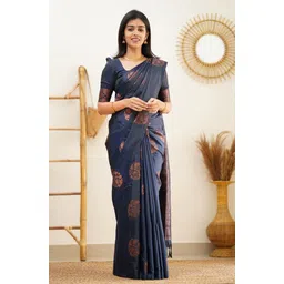 KALINI Woven Design Zari Pure Silk Banarasi Saree-picture-25