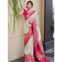 KALINI Woven Design Zari Pure Silk Kanjeevaram Saree-picture-25