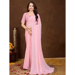 KALINI Zari Poly Chiffon Patola Saree-picture-14