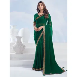 KALINI Zari Pure Georgette Saree-image-13
