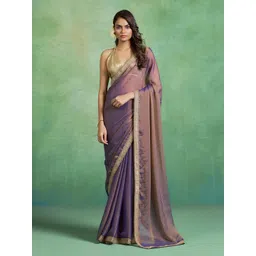 Kalista Sequinned Embellished Partywear Tissue Saree-picture-42