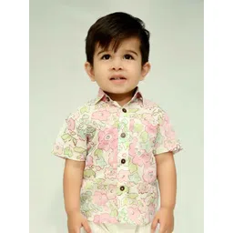 Kalp Leo Boys Relaxed Floral Printed Shirt-picture-12