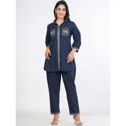 KALPARUN Cotton Embroidery Co-ord Set-picture-15