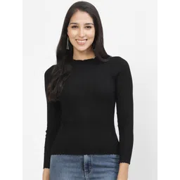 Kalt Black Cotton Top-picture-25