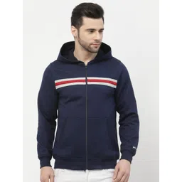 Kalt Colourblocked Hooded Fleece Sweatshirt image 1