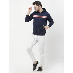 Kalt Colourblocked Hooded Fleece Sweatshirt image 4