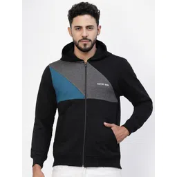 Kalt Colourblocked Hooded Sweatshirt-picture-24